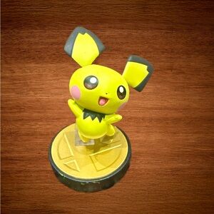 NINTENDO AMIIBO SMASH BROS SERIES PICHU POKÉMON . 3”